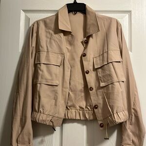 Tan light jacket size M